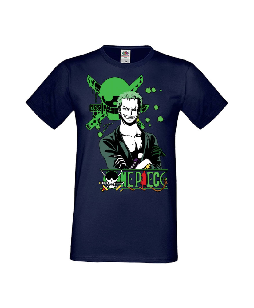 Мъжка Тениска Manga Anime One Piece Roronoa Zoro 03 Мъжка Тениска Manga Anime One Piece Roronoa Zoro 03