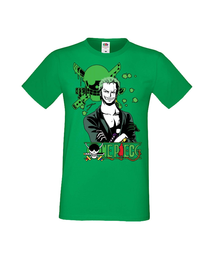 Мъжка Тениска Manga Anime One Piece Roronoa Zoro 03 Мъжка Тениска Manga Anime One Piece Roronoa Zoro 03