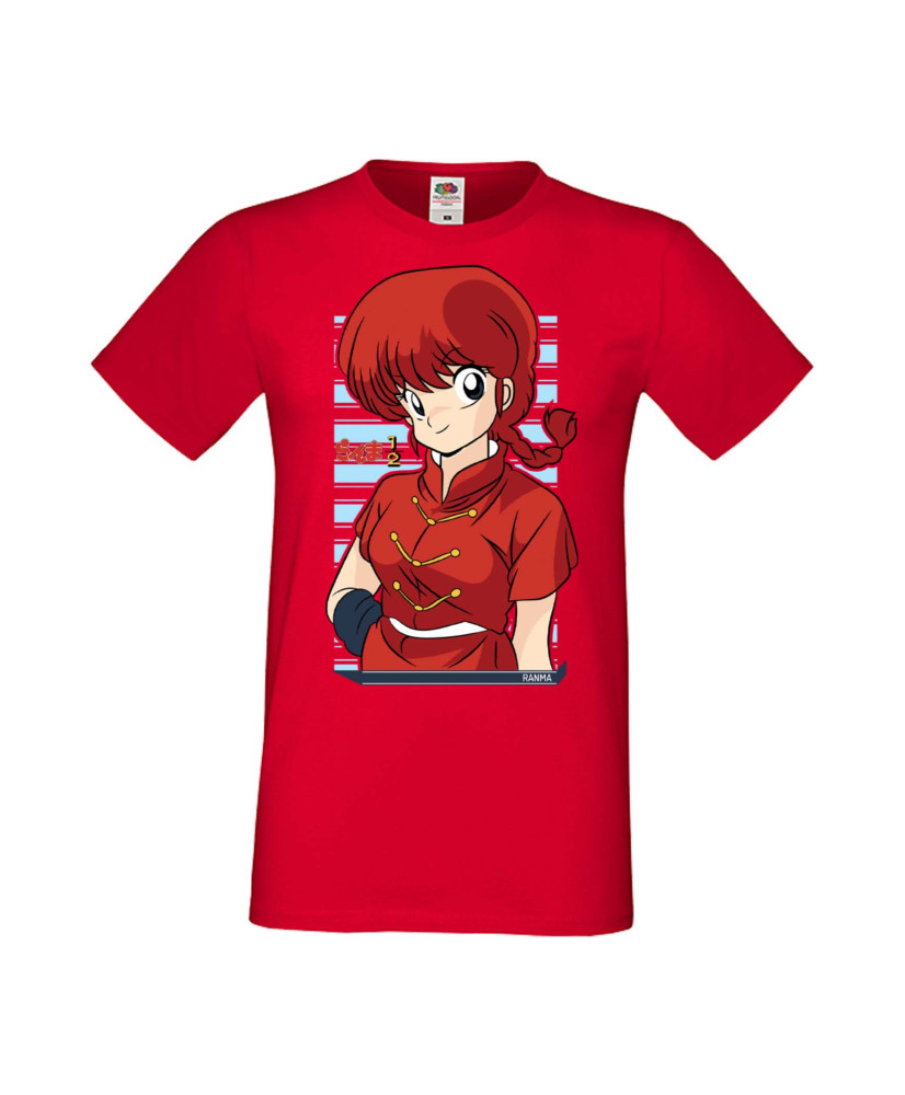 Мъжка Тениска Manga Anime Ranma Saotome