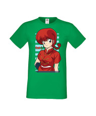 Мъжка Тениска Manga Anime Ranma Saotome