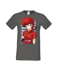 Мъжка Тениска Manga Anime Ranma Saotome