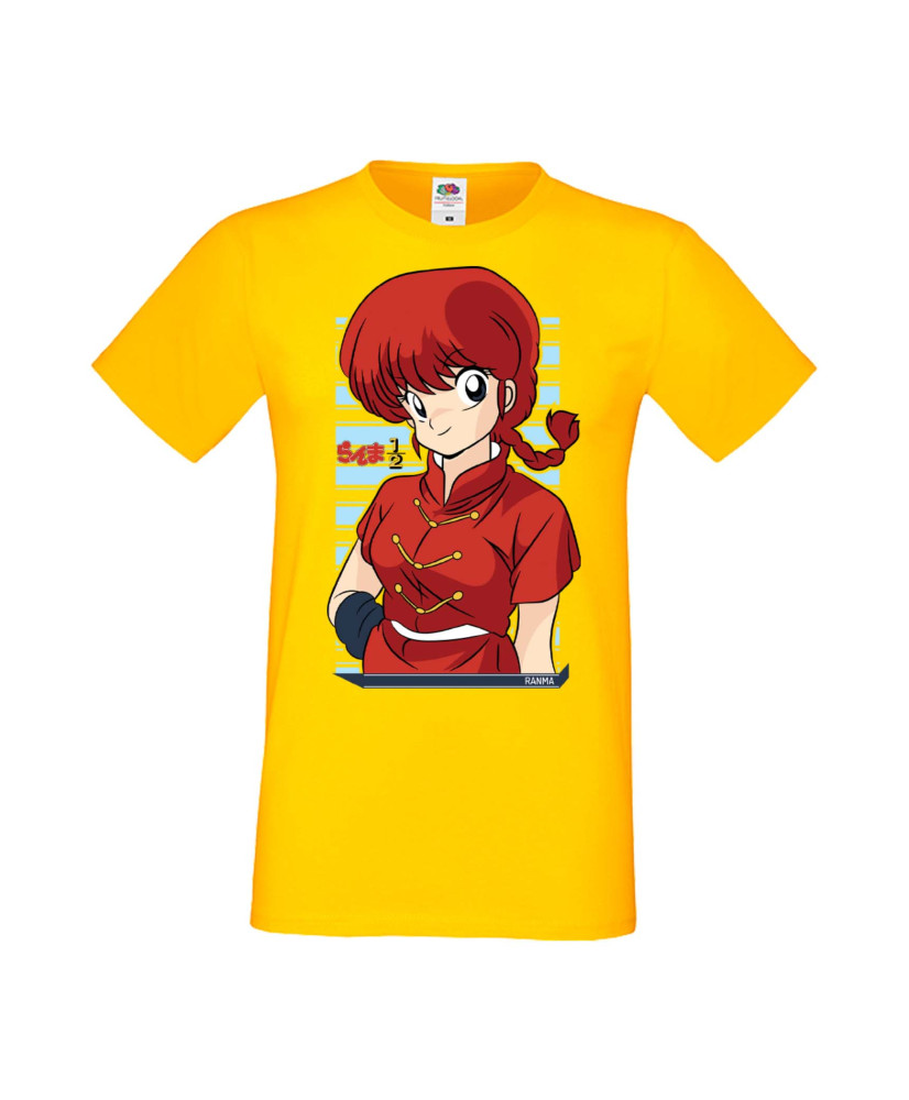 Мъжка Тениска Manga Anime Ranma Saotome