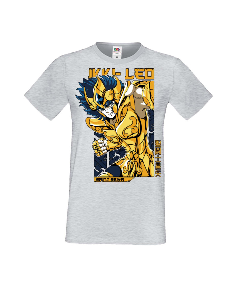 Мъжка Тениска Manga Anime Saint Seiya Leo Aiolia 01