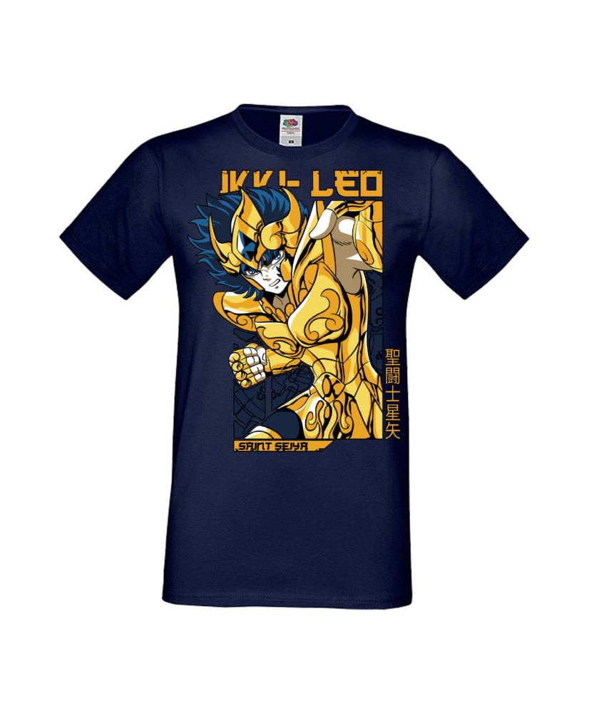 Мъжка Тениска Manga Anime Saint Seiya Leo Aiolia 01
