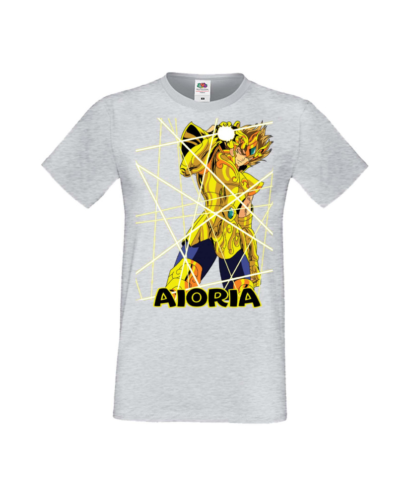 Мъжка Тениска Manga Anime Saint Seiya Leo Aiolia 02