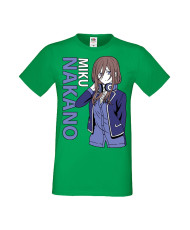 Мъжка Тениска Manga Anime The Quintessential Quintuplets Miku Nakano