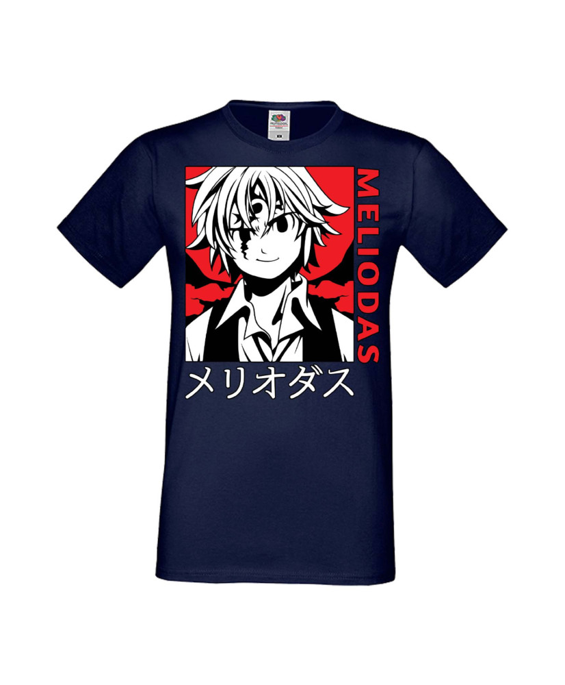 Мъжка Тениска Manga Anime The Seven Deadly Sins Meliodas 04