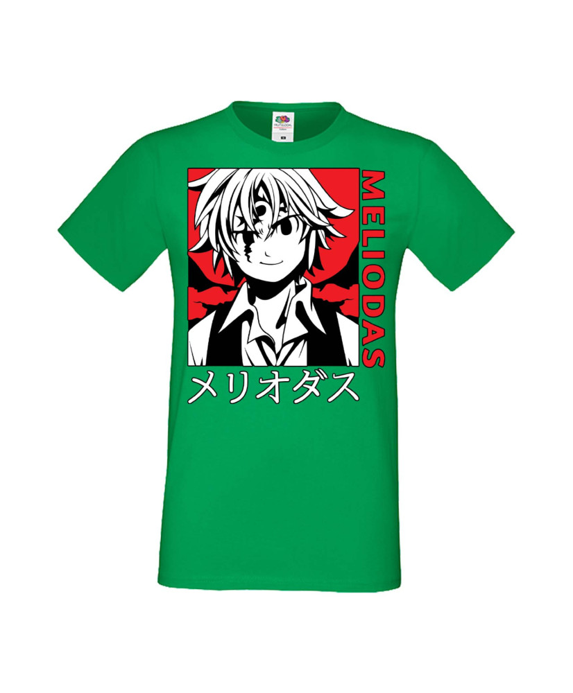 Мъжка Тениска Manga Anime The Seven Deadly Sins Meliodas 04