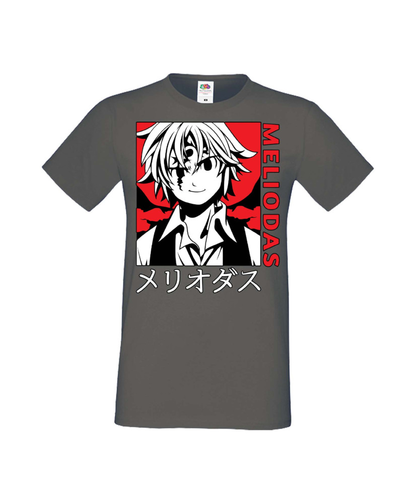 Мъжка Тениска Manga Anime The Seven Deadly Sins Meliodas 04 Мъжка Тениска Manga Anime The Seven Deadly Sins Meliodas 04
