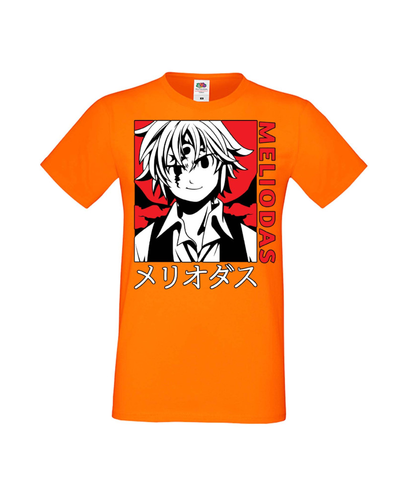 Мъжка Тениска Manga Anime The Seven Deadly Sins Meliodas 04 Мъжка Тениска Manga Anime The Seven Deadly Sins Meliodas 04