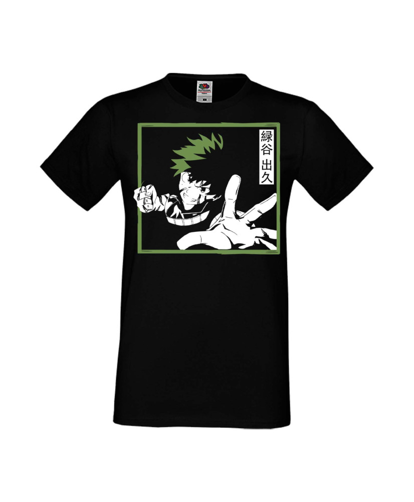 Мъжка Тениска Manga Anime My Hero Academia Izuku Midoriya