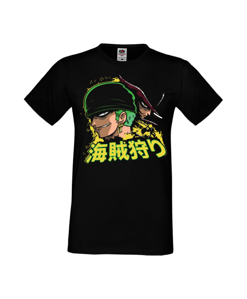 Мъжка Тениска Manga Anime One Piece Roronoa Zoro 02