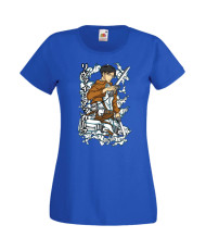 Дамска Тениска Anime Manga Anime, Manga, Japan Anime, Japan Manga, Japan Animation, Japan Comics, Attack On Titan, Levi Ackerman
