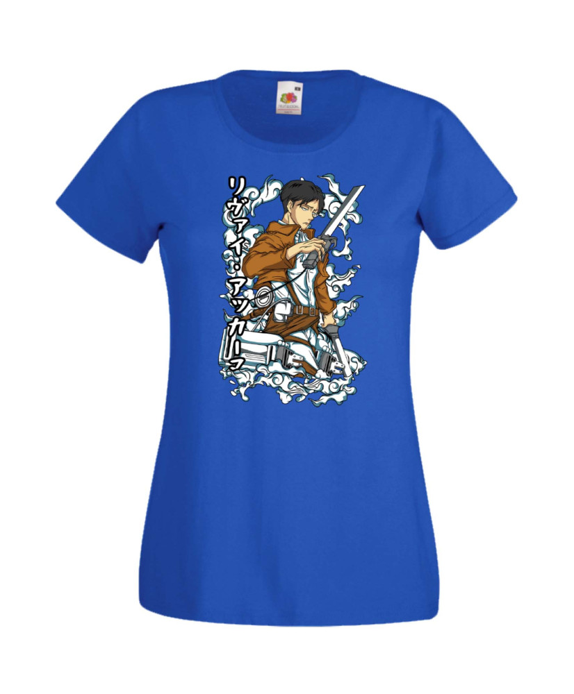 Дамска Тениска Anime Manga Anime, Manga, Japan Anime, Japan Manga, Japan Animation, Japan Comics, Attack On Titan, Levi Ackerman