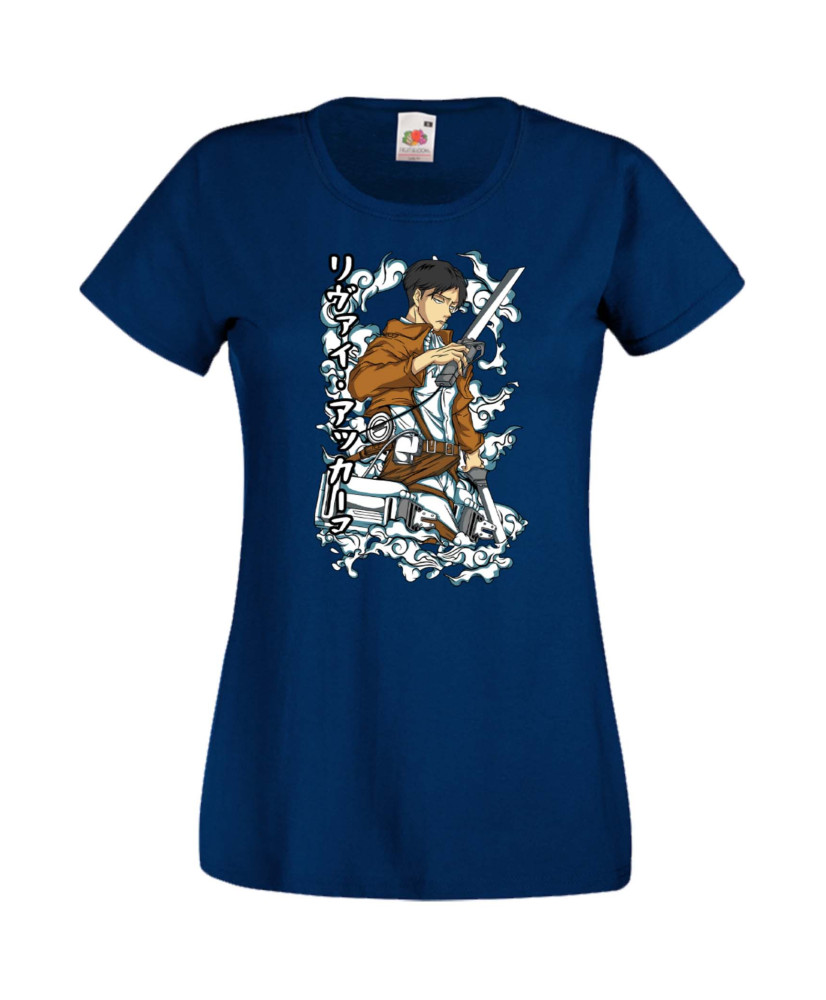 Дамска Тениска Anime Manga Anime, Manga, Japan Anime, Japan Manga, Japan Animation, Japan Comics, Attack On Titan, Levi Ackerman