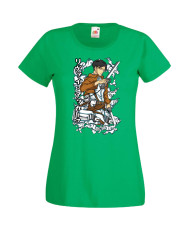 Дамска Тениска Anime Manga Anime, Manga, Japan Anime, Japan Manga, Japan Animation, Japan Comics, Attack On Titan, Levi Ackerman