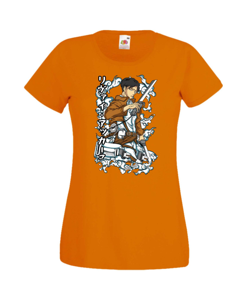 Дамска Тениска Anime Manga Anime, Manga, Japan Anime, Japan Manga, Japan Animation, Japan Comics, Attack On Titan, Levi Ackerman