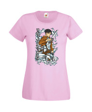 Дамска Тениска Anime Manga Anime, Manga, Japan Anime, Japan Manga, Japan Animation, Japan Comics, Attack On Titan, Levi Ackerman