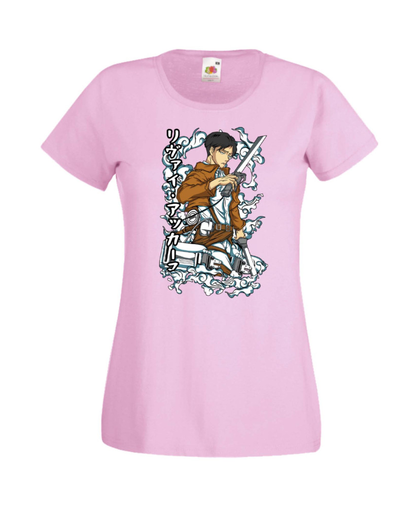 Дамска Тениска Anime Manga Anime, Manga, Japan Anime, Japan Manga, Japan Animation, Japan Comics, Attack On Titan, Levi Ackerman