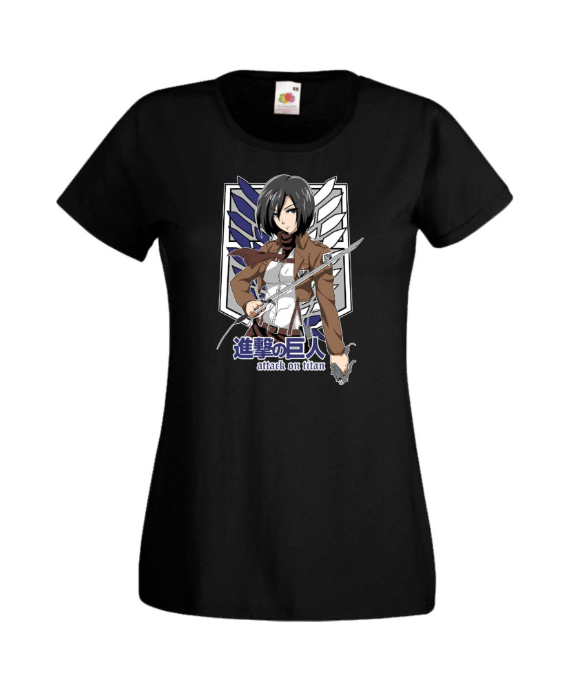 Дамска Тениска Anime Manga Anime, Manga, Japan Anime, Japan Manga, Japan Animation, Japan Comics, Attack On Titan, Levi Ackerman