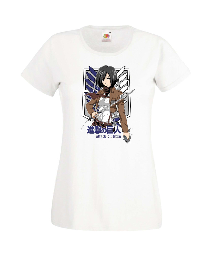 Дамска Тениска Anime Manga Anime, Manga, Japan Anime, Japan Manga, Japan Animation, Japan Comics, Attack On Titan, Levi Ackerman