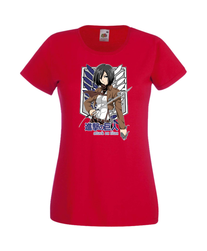 Дамска Тениска Anime Manga Anime, Manga, Japan Anime, Japan Manga, Japan Animation, Japan Comics, Attack On Titan, Levi Ackerman