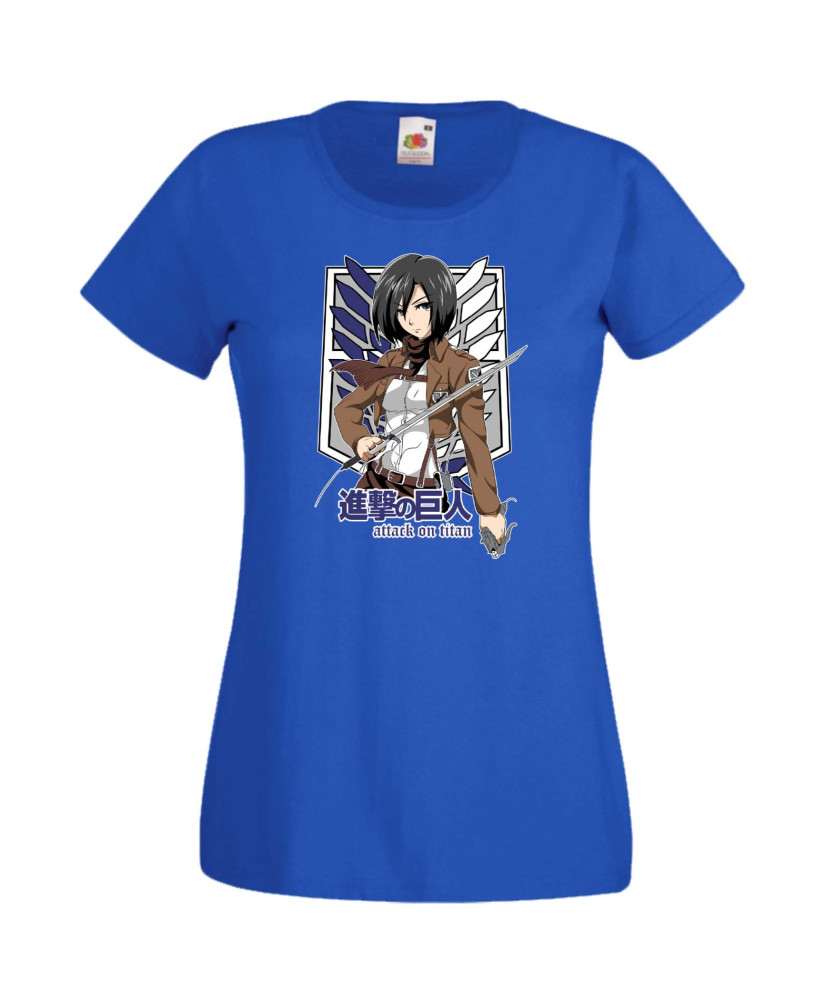 Дамска Тениска Anime Manga Anime, Manga, Japan Anime, Japan Manga, Japan Animation, Japan Comics, Attack On Titan, Levi Ackerman