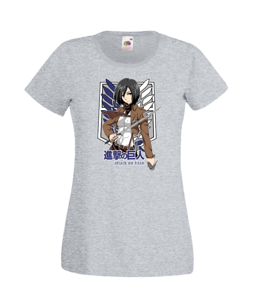 Дамска Тениска Anime Manga Anime, Manga, Japan Anime, Japan Manga, Japan Animation, Japan Comics, Attack On Titan, Levi Ackerman