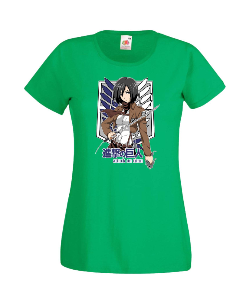 Дамска Тениска Anime Manga Anime, Manga, Japan Anime, Japan Manga, Japan Animation, Japan Comics, Attack On Titan, Levi Ackerman