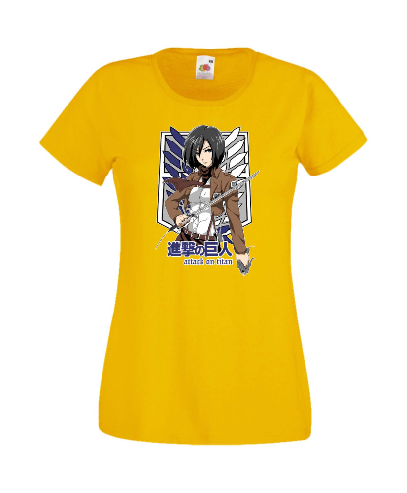Дамска Тениска Anime Manga Anime, Manga, Japan Anime, Japan Manga, Japan Animation, Japan Comics, Attack On Titan, Levi Ackerman