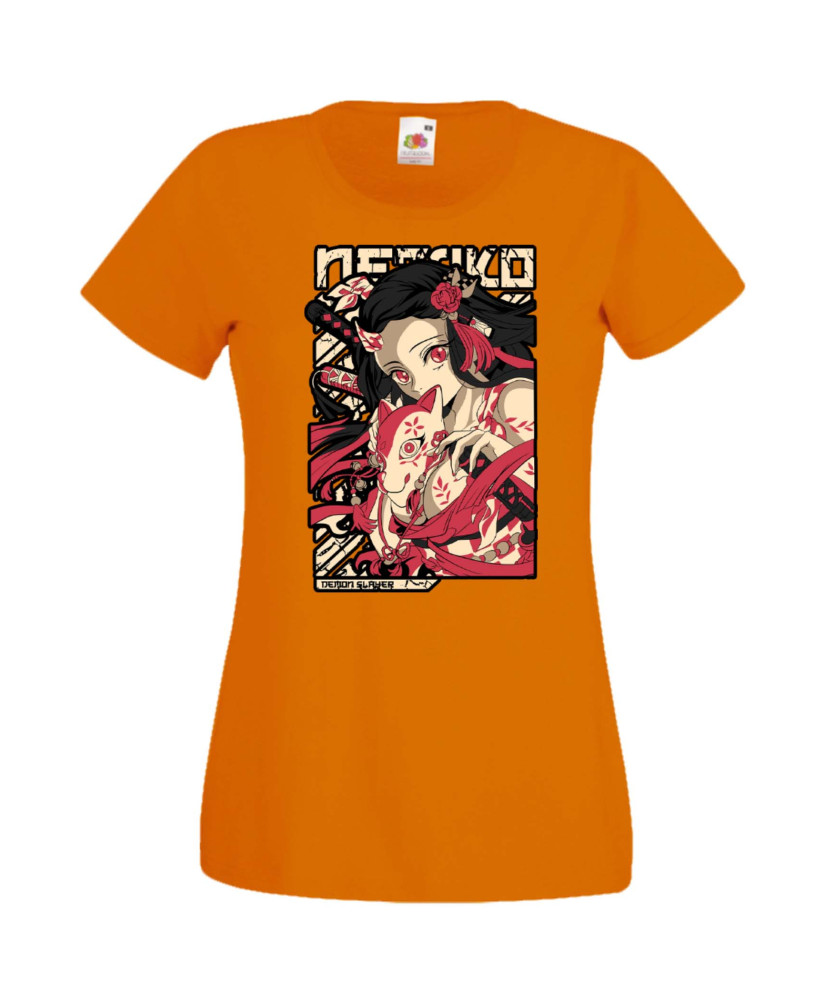 Дамска Тениска Anime Manga Anime, Manga, Japan Anime, Japan Manga, Japan Animation, Japan Comics, Demon Slayer, Nezuko Kamado, T Дамска Тениска Anime Manga Anime, Manga, Japan Anime, Japan Manga, Japan Animation, Japan Comics, Demon Slayer, Nezuko Kamado, T