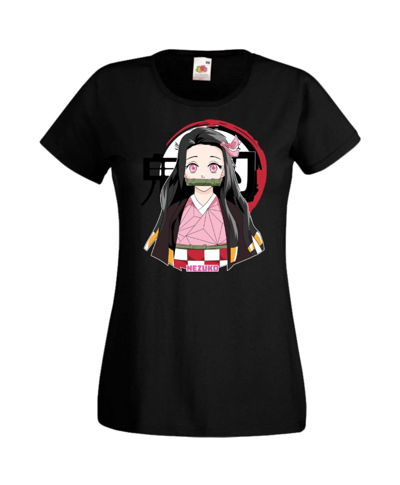 Дамска Тениска Anime Manga Anime, Manga, Japan Anime, Japan Manga, Japan Animation, Japan Comics, Demon Slayer, Nezuko Kamado, T Дамска Тениска Anime Manga Anime, Manga, Japan Anime, Japan Manga, Japan Animation, Japan Comics, Demon Slayer, Nezuko Kamado, T