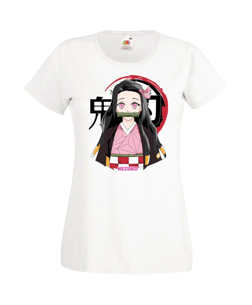 Дамска Тениска Anime Manga Anime, Manga, Japan Anime, Japan Manga, Japan Animation, Japan Comics, Demon Slayer, Nezuko Kamado, T