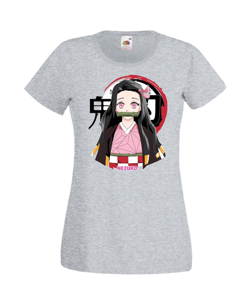 Дамска Тениска Anime Manga Anime, Manga, Japan Anime, Japan Manga, Japan Animation, Japan Comics, Demon Slayer, Nezuko Kamado, T