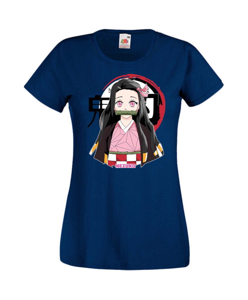 Дамска Тениска Anime Manga Anime, Manga, Japan Anime, Japan Manga, Japan Animation, Japan Comics, Demon Slayer, Nezuko Kamado, T Дамска Тениска Anime Manga Anime, Manga, Japan Anime, Japan Manga, Japan Animation, Japan Comics, Demon Slayer, Nezuko Kamado, T