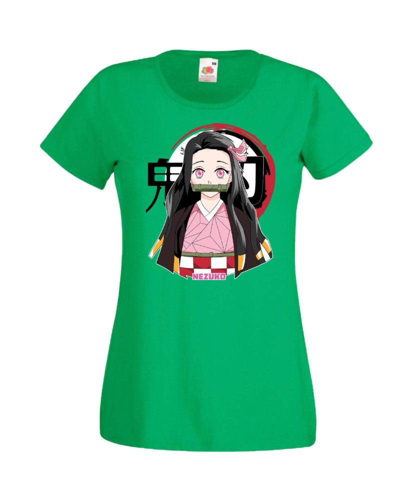 Дамска Тениска Anime Manga Anime, Manga, Japan Anime, Japan Manga, Japan Animation, Japan Comics, Demon Slayer, Nezuko Kamado, T Дамска Тениска Anime Manga Anime, Manga, Japan Anime, Japan Manga, Japan Animation, Japan Comics, Demon Slayer, Nezuko Kamado, T