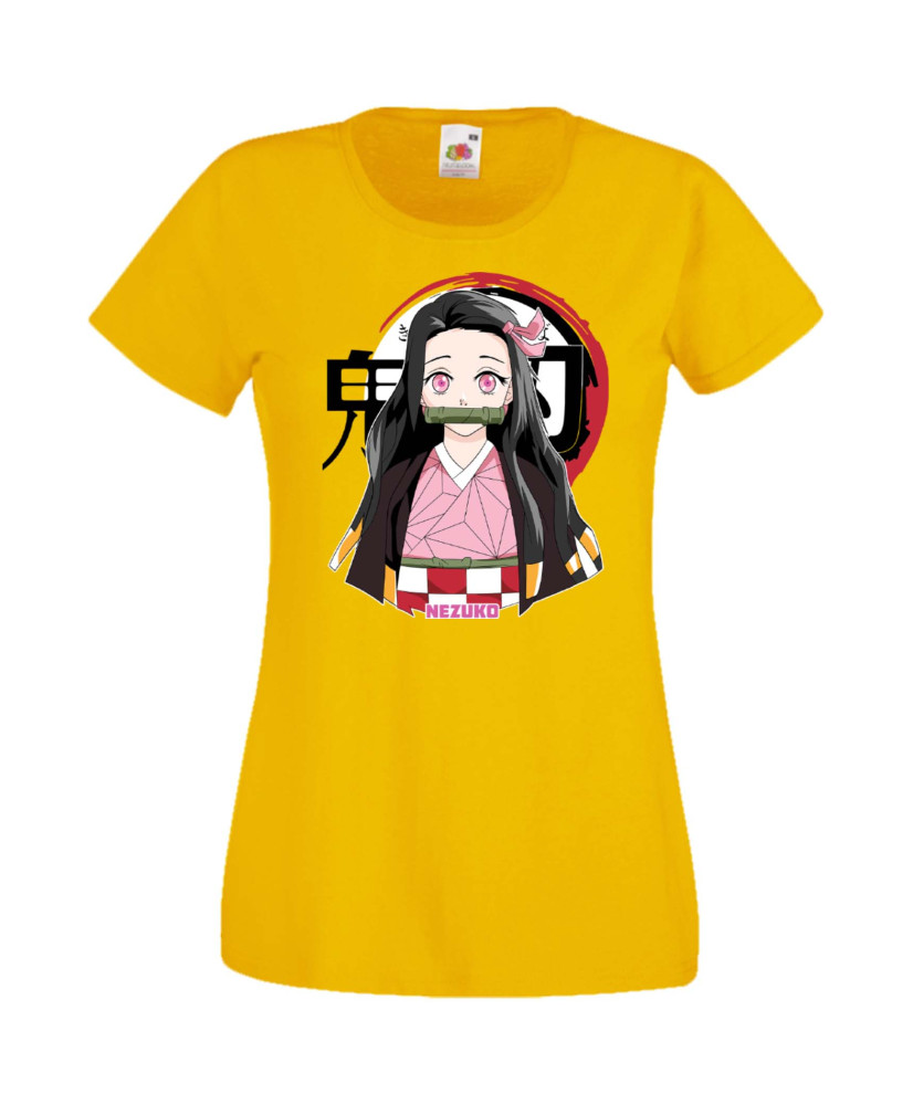 Дамска Тениска Anime Manga Anime, Manga, Japan Anime, Japan Manga, Japan Animation, Japan Comics, Demon Slayer, Nezuko Kamado, T