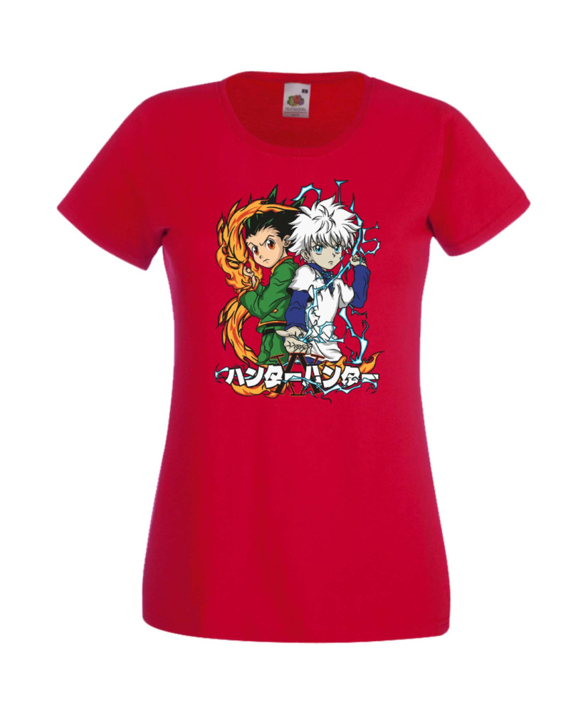 Дамска Тениска Anime Manga Anime, Manga, Japan Anime, Japan Manga, Japan Animation, Japan Comics, Hunter X Hunter, Gon Freecss, 