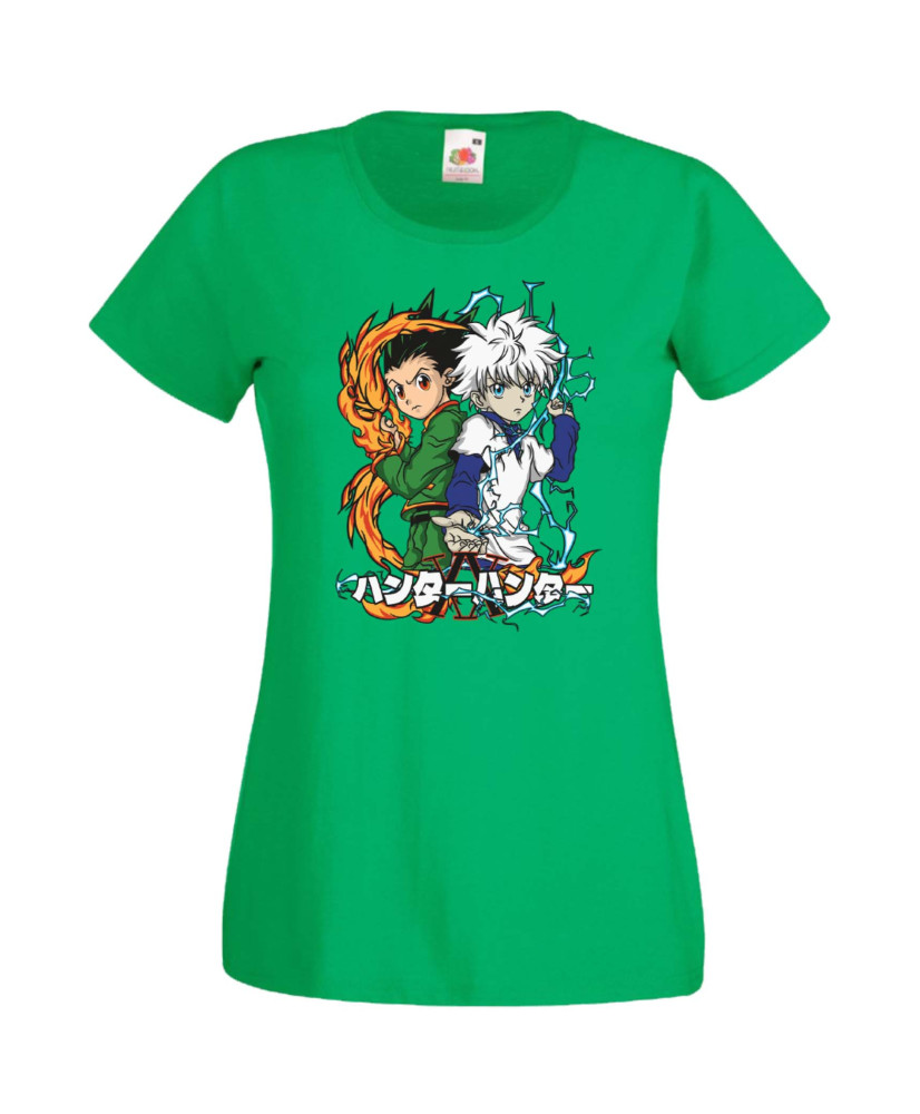 Дамска Тениска Anime Manga Anime, Manga, Japan Anime, Japan Manga, Japan Animation, Japan Comics, Hunter X Hunter, Gon Freecss, 