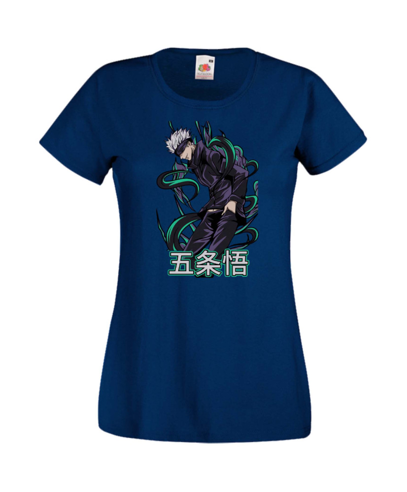 Дамска Тениска Anime Manga Anime, Manga, Japan Anime, Japan Manga, Japan Animation, Japan Comics, Jujutsu Kaisen, Satoru Gojo, J