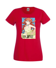Дамска Тениска Anime Manga Anime, Manga, Japan Anime, Japan Manga, Japan Animation, Japan Comics, Neon Genesis Evangelion, Asuka