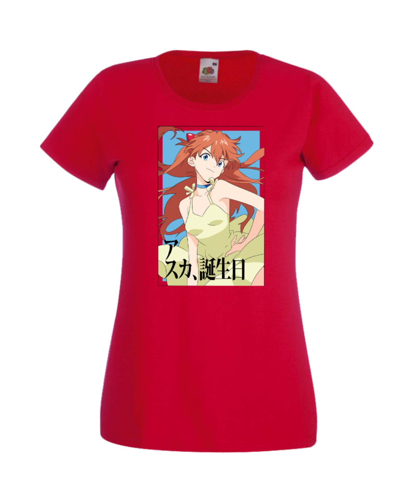 Дамска Тениска Anime Manga Anime, Manga, Japan Anime, Japan Manga, Japan Animation, Japan Comics, Neon Genesis Evangelion, Asuka Дамска Тениска Anime Manga Anime, Manga, Japan Anime, Japan Manga, Japan Animation, Japan Comics, Neon Genesis Evangelion, Asuka