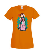 Дамска Тениска Anime Manga Anime, Manga, Japan Anime, Japan Manga, Japan Animation, Japan Comics, Neon Genesis Evangelion, Asuka