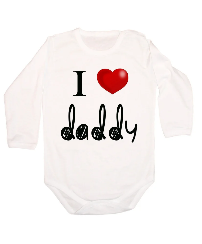 Бебешко боди I Love Daddy 4