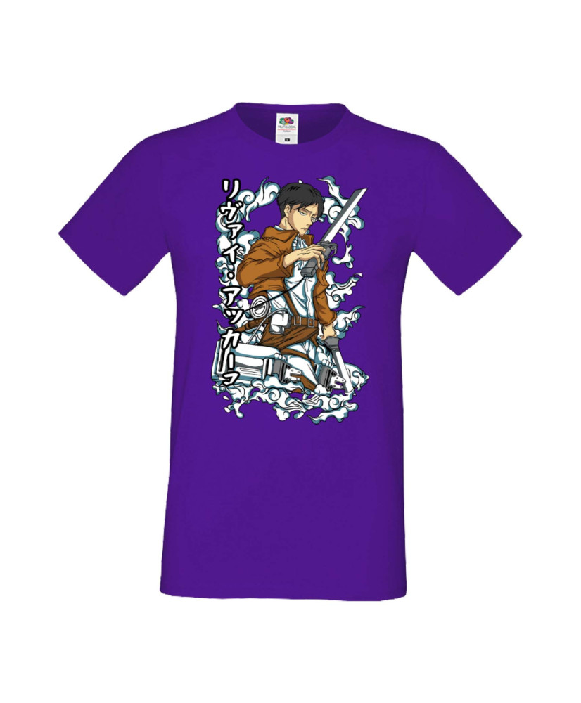 Мъжка Тениска Anime Manga Anime, Manga, Japan Anime, Japan Manga, Japan Animation, Japan Comics, Attack On Titan, Levi Ackermann Мъжка Тениска Anime Manga Anime, Manga, Japan Anime, Japan Manga, Japan Animation, Japan Comics, Attack On Titan, Levi Ackermann