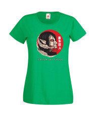 Дамска Тениска Japan Manga, Japan Anime, Attack On Titan, Eren Yaeger, Levi Ackerman, Armin, Titans, Attack On Titan Eren Yeager