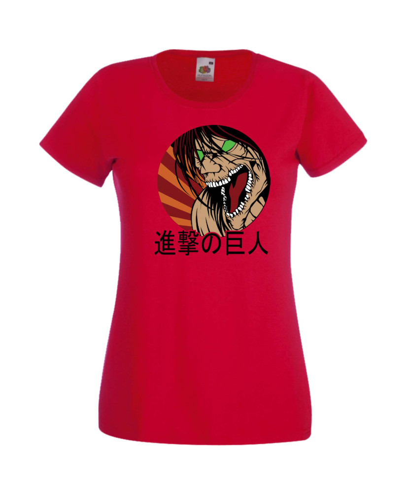 Дамска Тениска Japan Manga, Japan Anime, Attack On Titan, Eren Yaeger, Levi Ackerman, Armin, Titans, Attack On Titan Eren Yeager