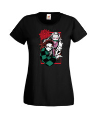 Дамска Тениска Japan Manga, Japan Anime, Demon Slayer, Kimetsu No Yaiba, Akaza, Inosuke, Sabito, Tanjiro Kamado, Nezuko, Agatsum