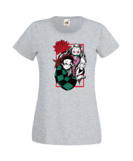 Дамска Тениска Japan Manga, Japan Anime, Demon Slayer, Kimetsu No Yaiba, Akaza, Inosuke, Sabito, Tanjiro Kamado, Nezuko, Agatsum
