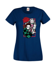 Дамска Тениска Japan Manga, Japan Anime, Demon Slayer, Kimetsu No Yaiba, Akaza, Inosuke, Sabito, Tanjiro Kamado, Nezuko, Agatsum